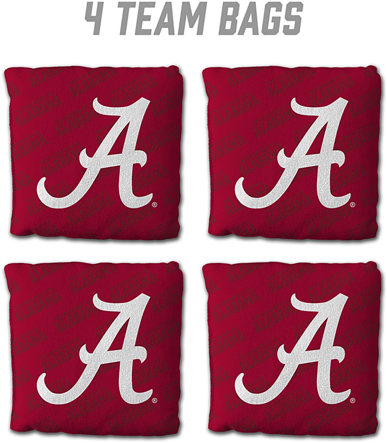 YouTheFan Alabama Crimson Tide Licensed Cornhole Bags 4-Pack - view number 2