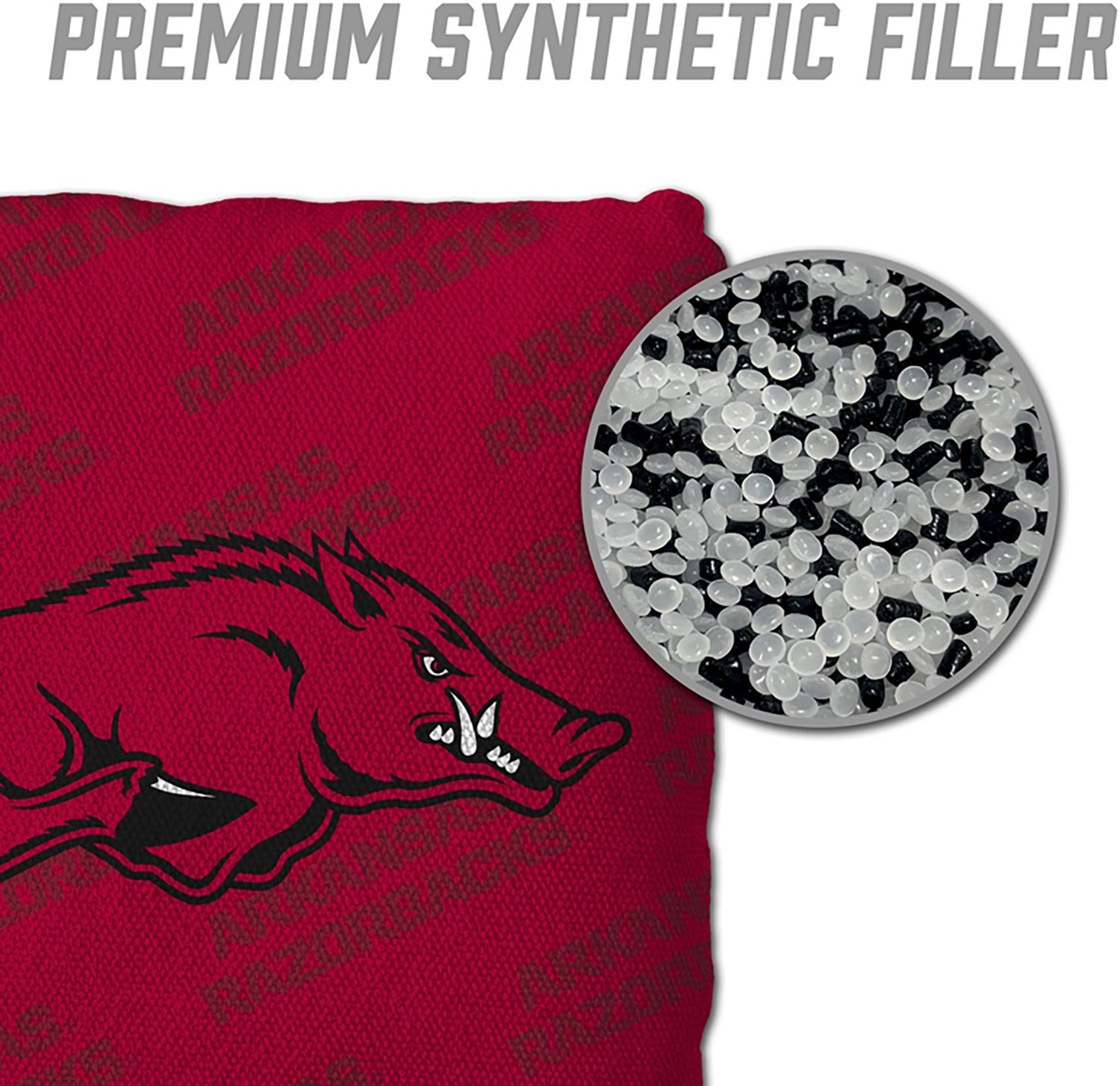 YouTheFan Arkansas Razorback Licensed Cornhole Bags 4-pack                                                                       - view number 5
