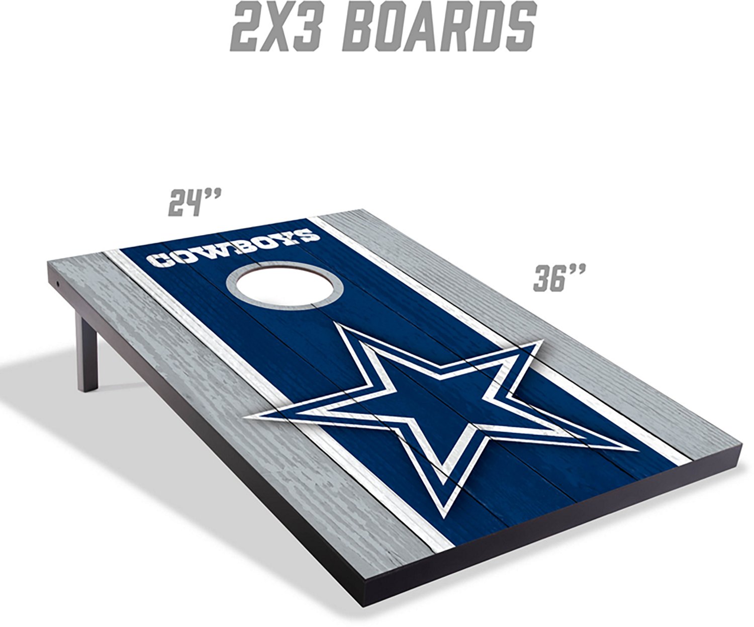 YouTheFan Dallas Cowboys 2 ft x 3 ft MDF Cornhole Set - view number 2