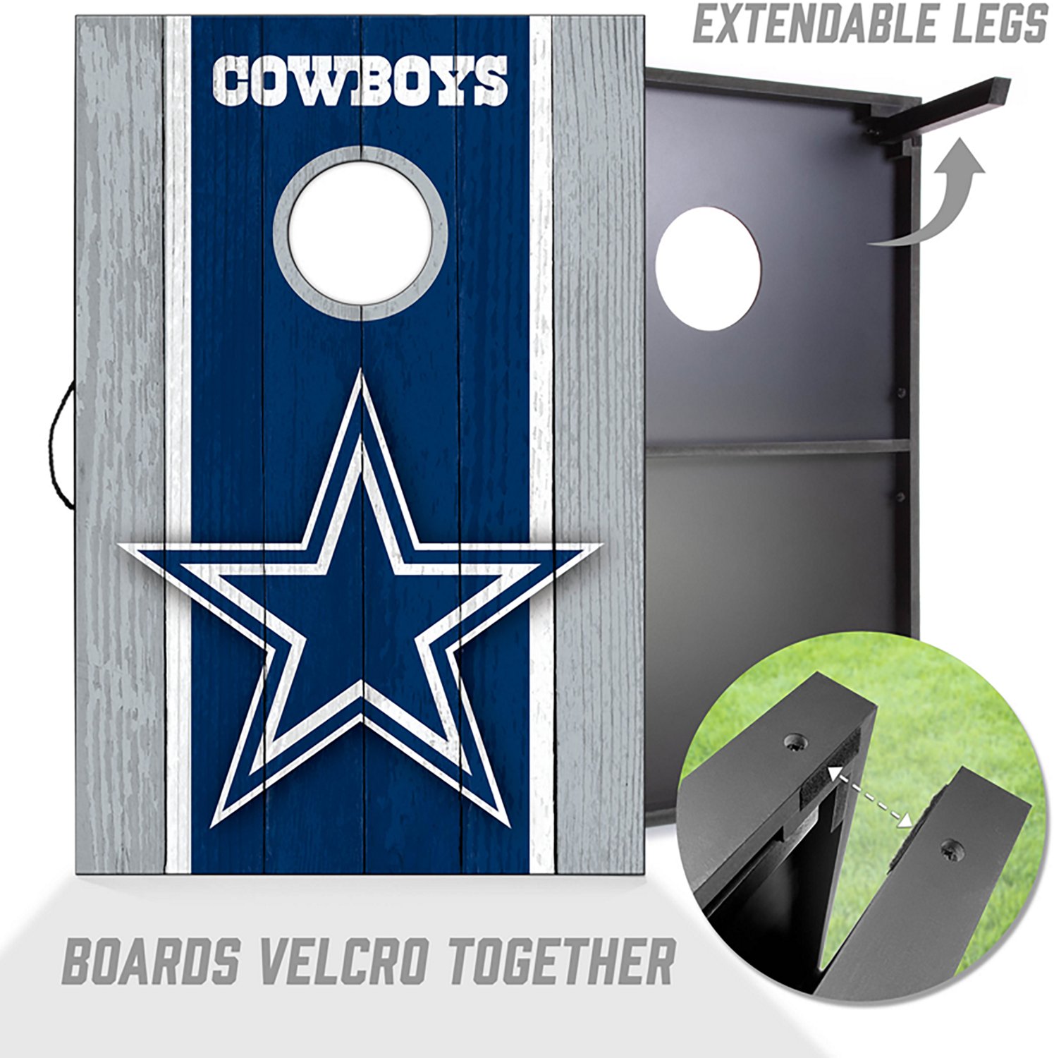 YouTheFan Dallas Cowboys 2 ft x 3 ft MDF Cornhole Set - view number 4