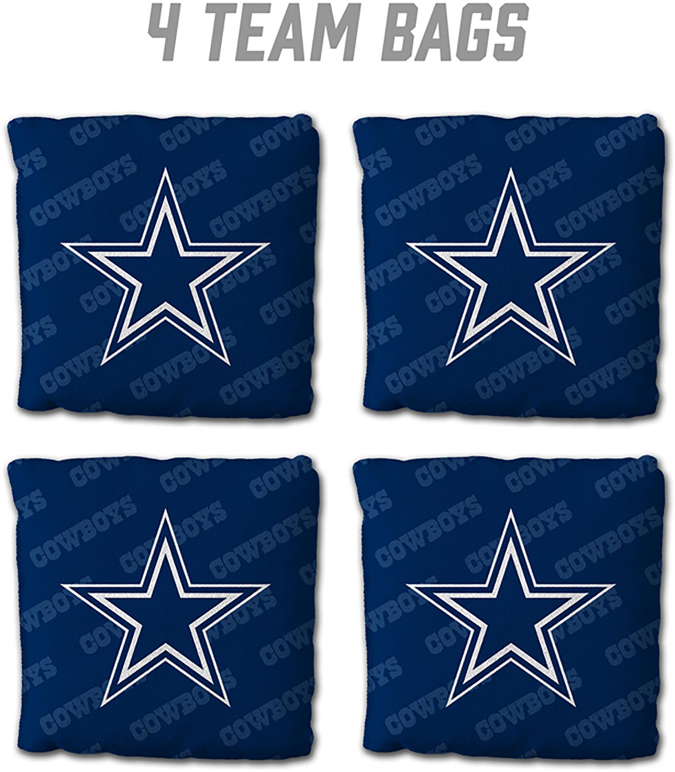 YouTheFan Dallas Cowboys Licensed Cornhole Bags 4-pack                                                                           - view number 2