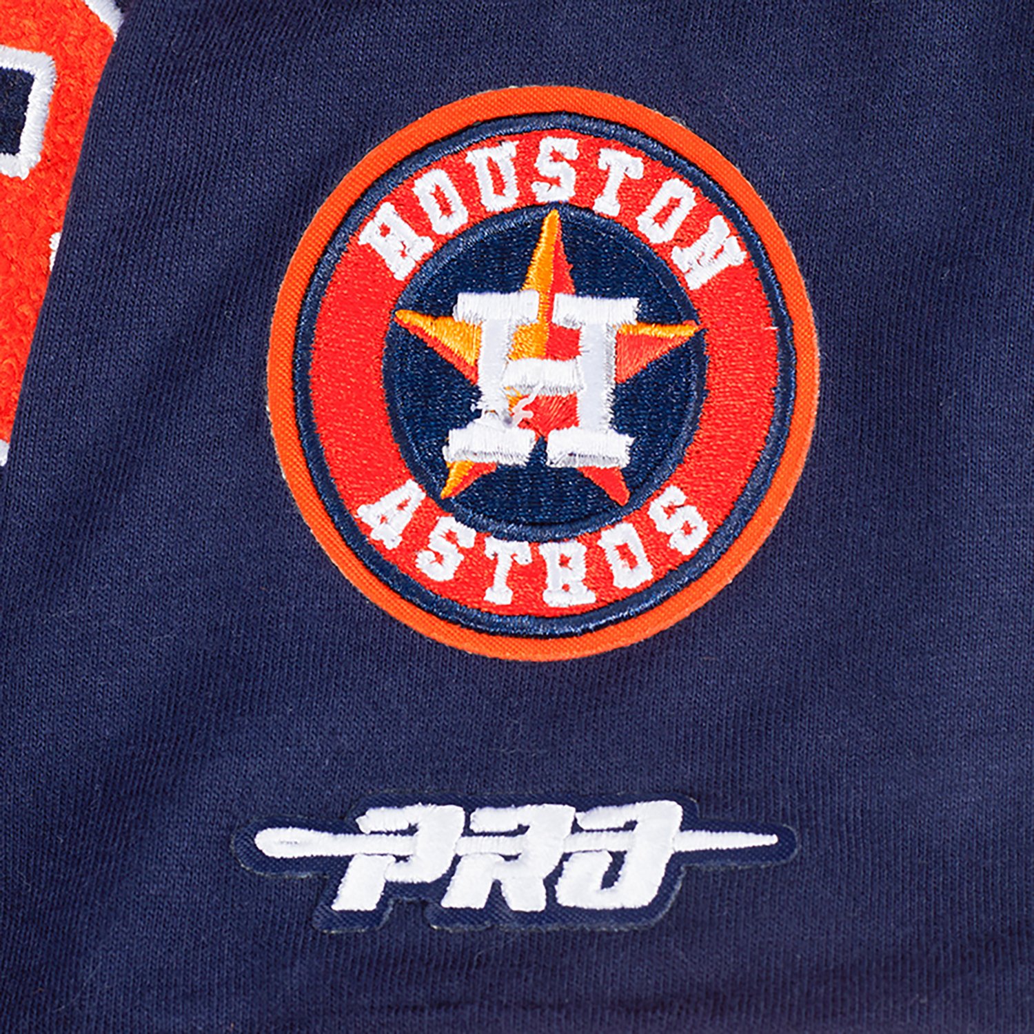 Pro Standard Boys' Houston Astros Retro Classic BB Striped Rib Short Sleeve T-shirt                                              - view number 5