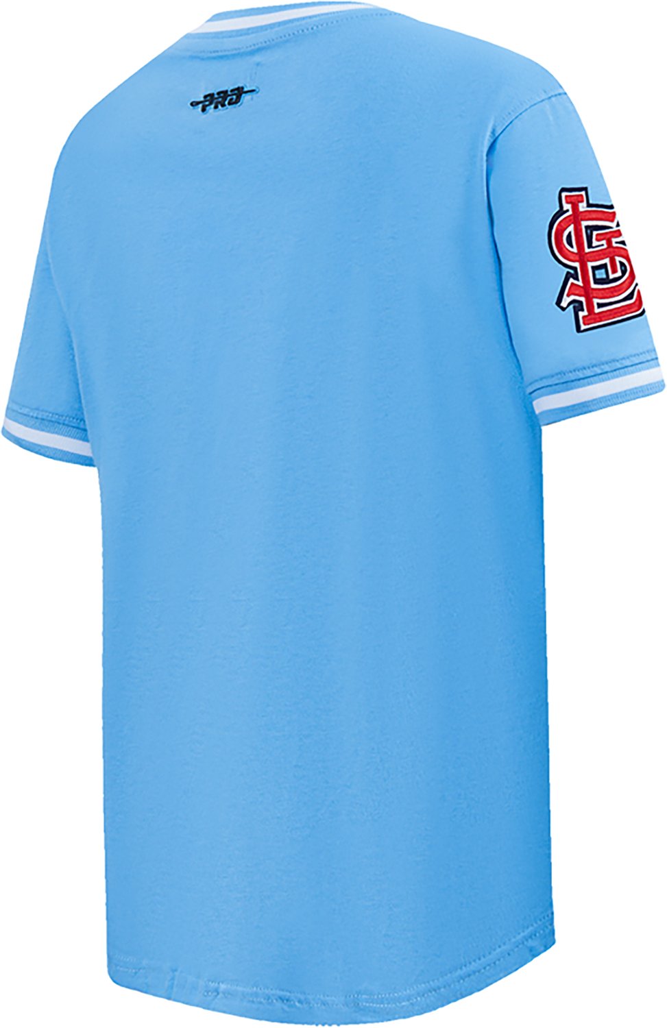 Pro Standard Boys' St. Louis Cardinals Retro Classic BB Striped Rib Short Sleeve T-shirt - view number 4