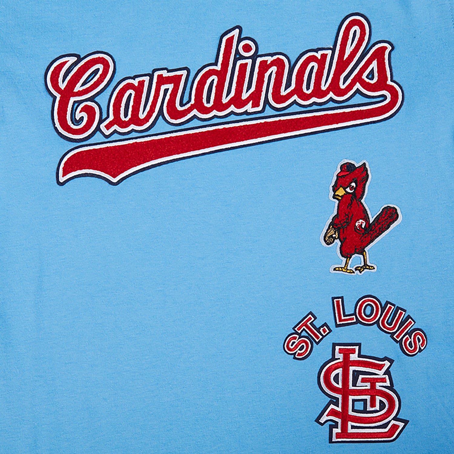 Pro Standard Boys' St. Louis Cardinals Retro Classic BB Striped Rib Short Sleeve T-shirt