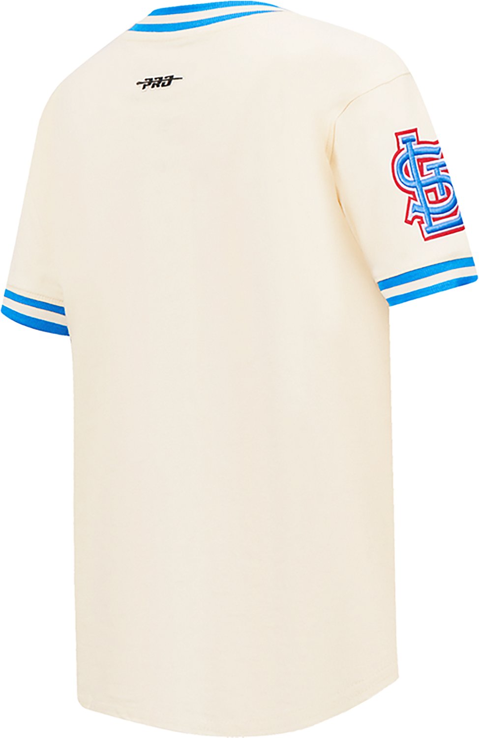 Pro Standard Boys' St. Louis Cardinals Retro Classic BB Striped Rib Short Sleeve T-shirt                                         - view number 4
