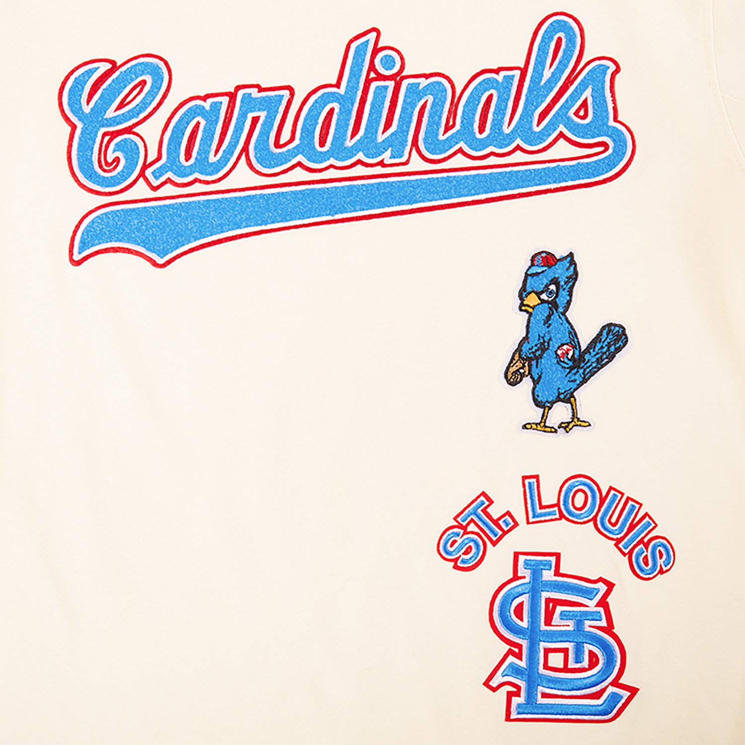 Pro Standard Boys' St. Louis Cardinals Retro Classic BB Striped Rib Short Sleeve T-shirt                                         - view number 8
