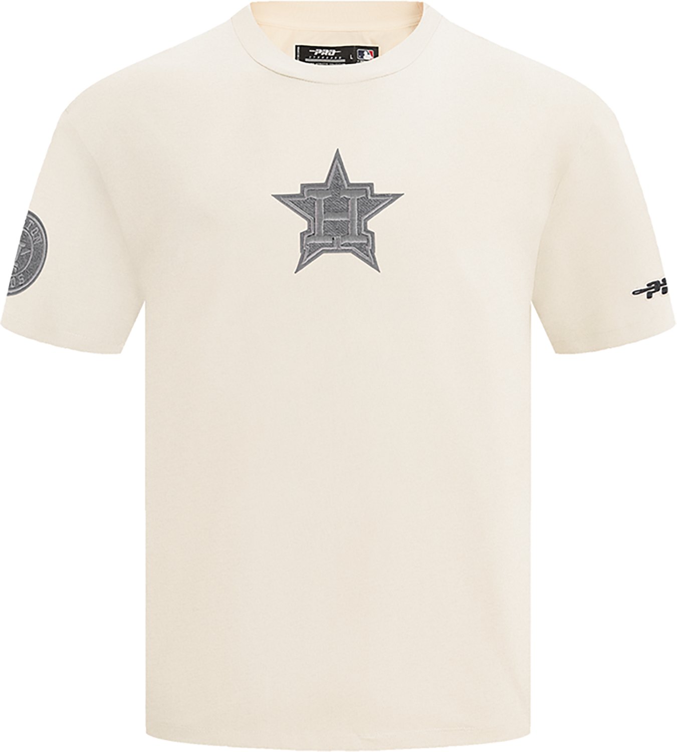 Pro Standard Men's Astros Reverse French Terry CJ Drop Shoulder T-shirt