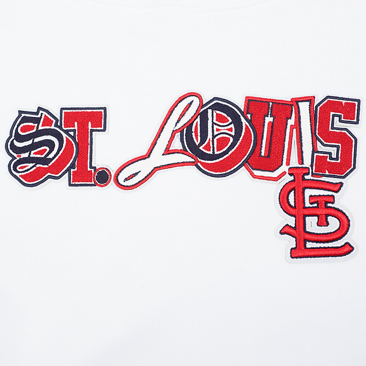 Pro Standard Women's St. Louis Cardinals City Ransom Rib Fleece Cropped Long Sleeve Hoodie - view number 5