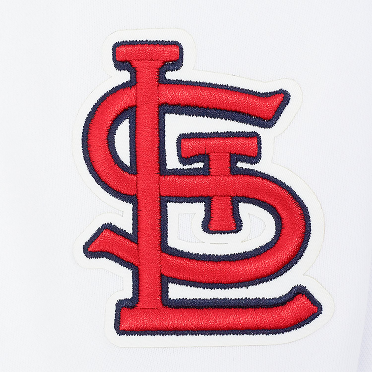 Pro Standard Women's St. Louis Cardinals City Ransom Rib Fleece Cropped Long Sleeve Hoodie - view number 6