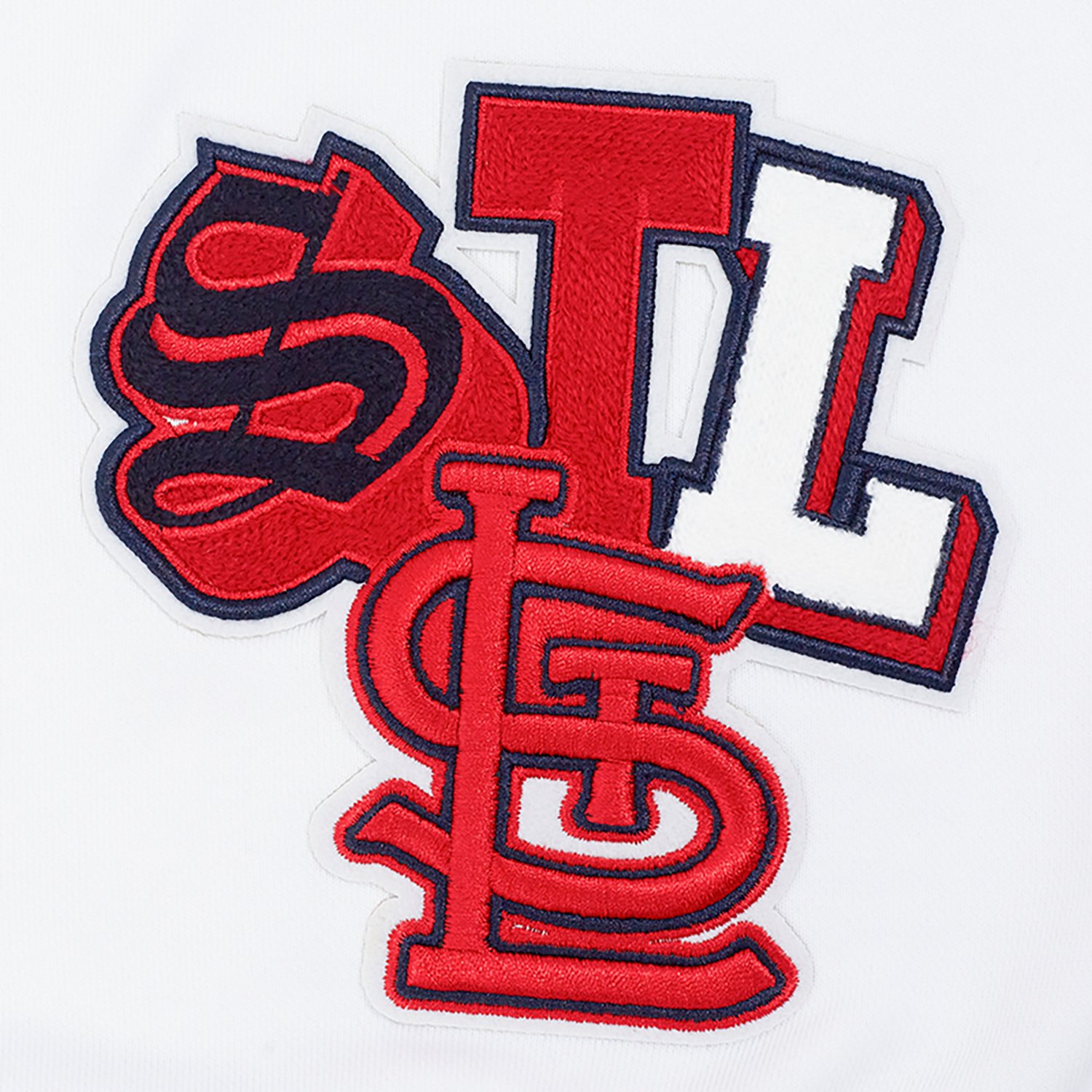 Pro Standard Women's St. Louis Cardinals City Ransom Rib Fleece Cropped Long Sleeve Hoodie - view number 8