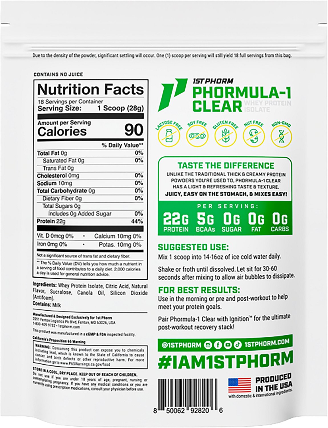 1st Phorm Phormula-1 Clear Protein Supplement - view number 2