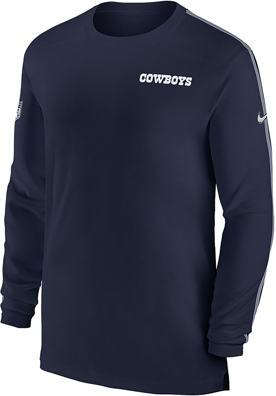 Nike Men's Dallas Cowboys UV Coach Long Sleeve T-shirt                                                                           - view number 1