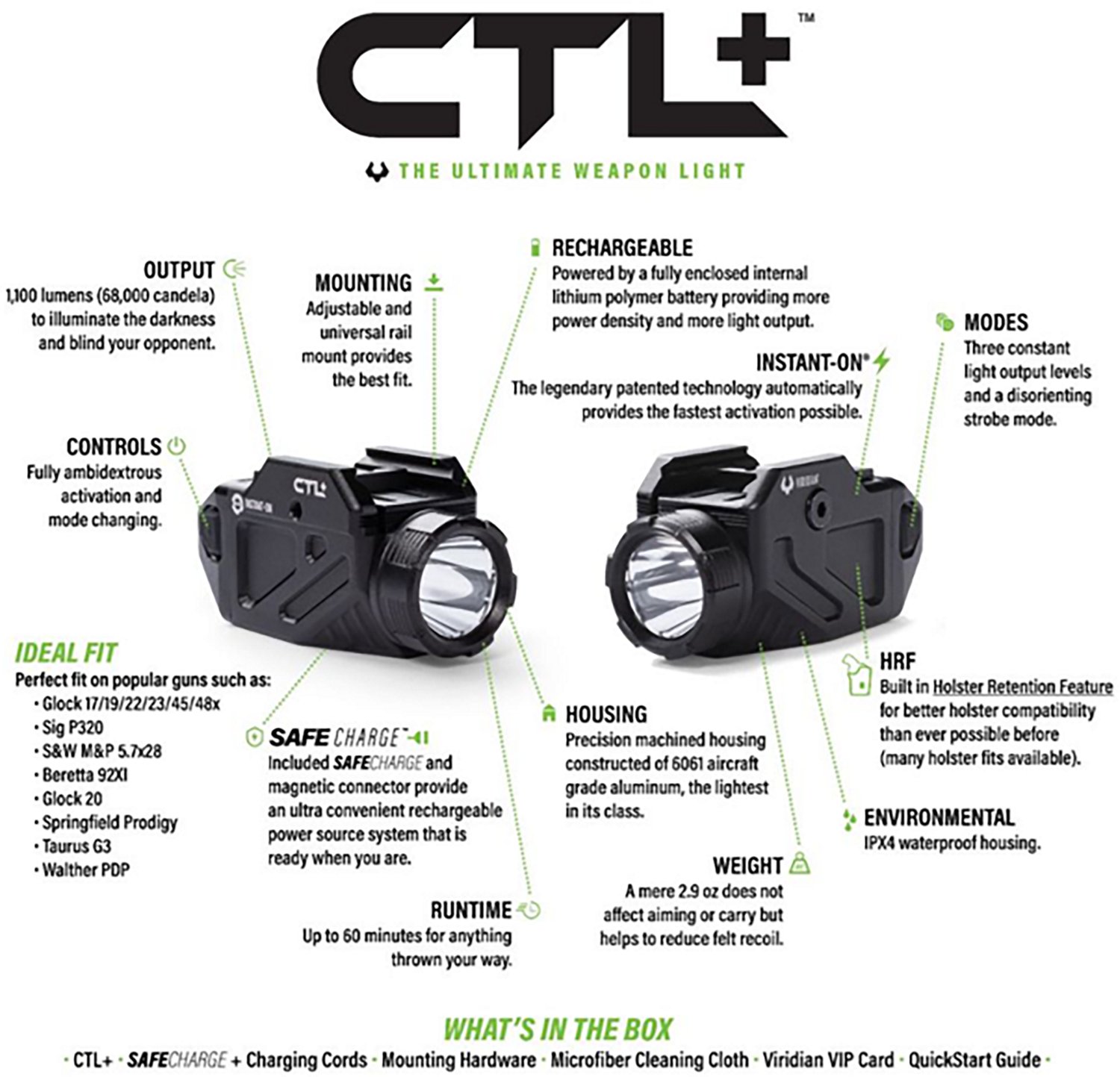 Viridian CTL+ Universal Tactical Light                                                                                           - view number 5