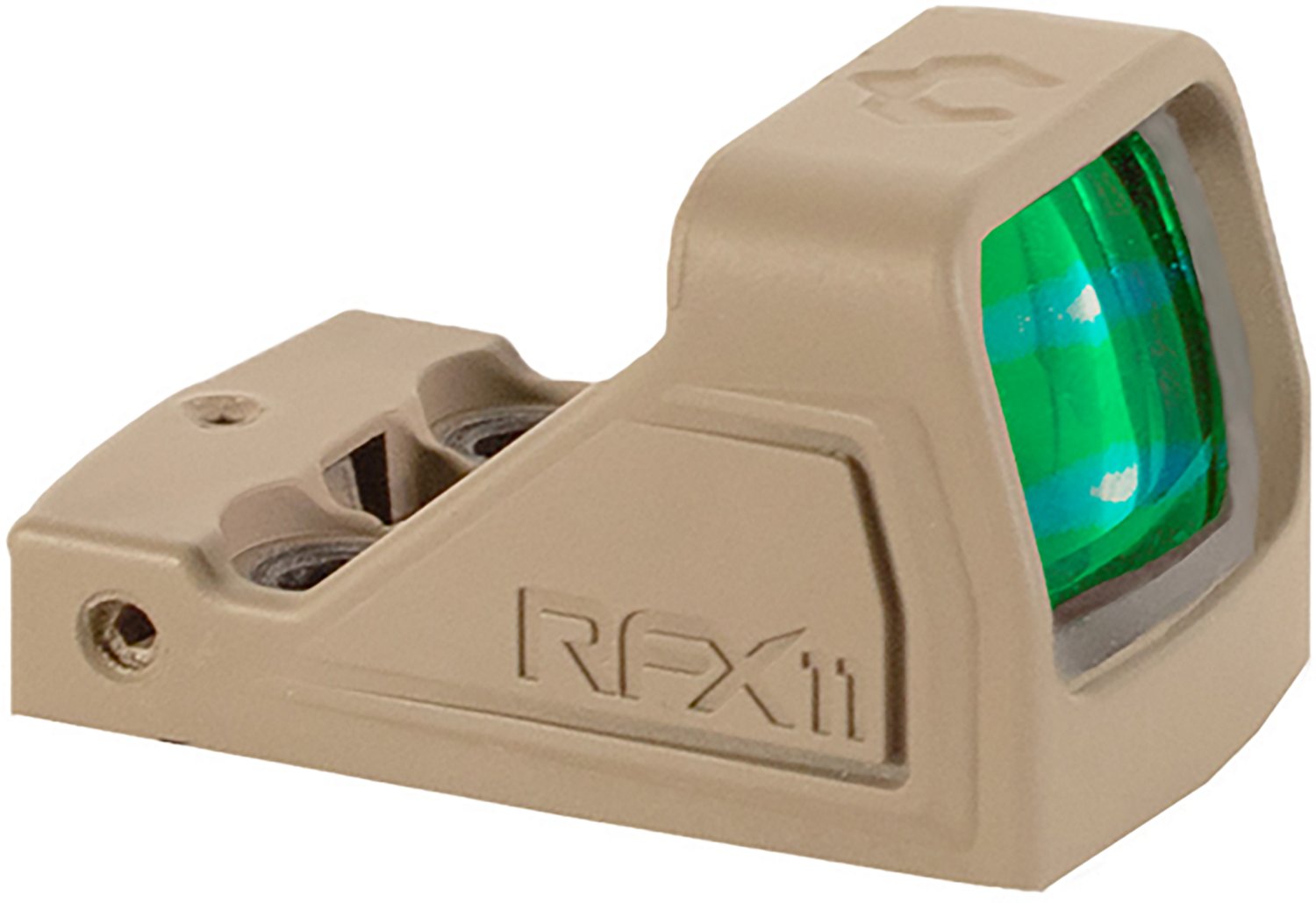 Viridian RFX11 FDE 1 x 16 mm Micro Green Dot Reflex Sight with