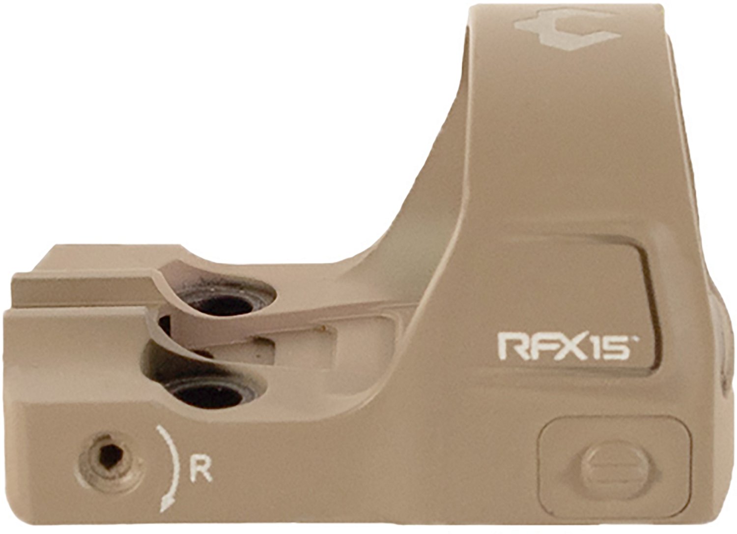 Viridian RFX15 FDE 1 x 17 mm Micro Green Dot Reflex Sight with SHIELD Footprint - view number 3