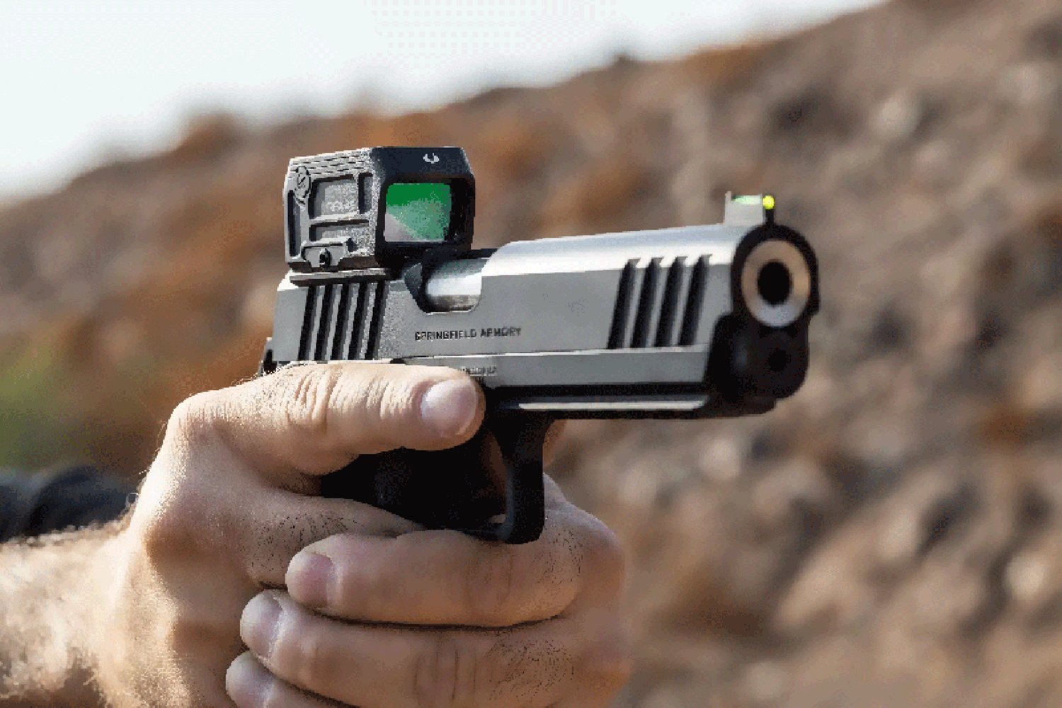 Viridian RFX44 Compact Closed Emitter Green Dot Sight with RMR Adapter - view number 8