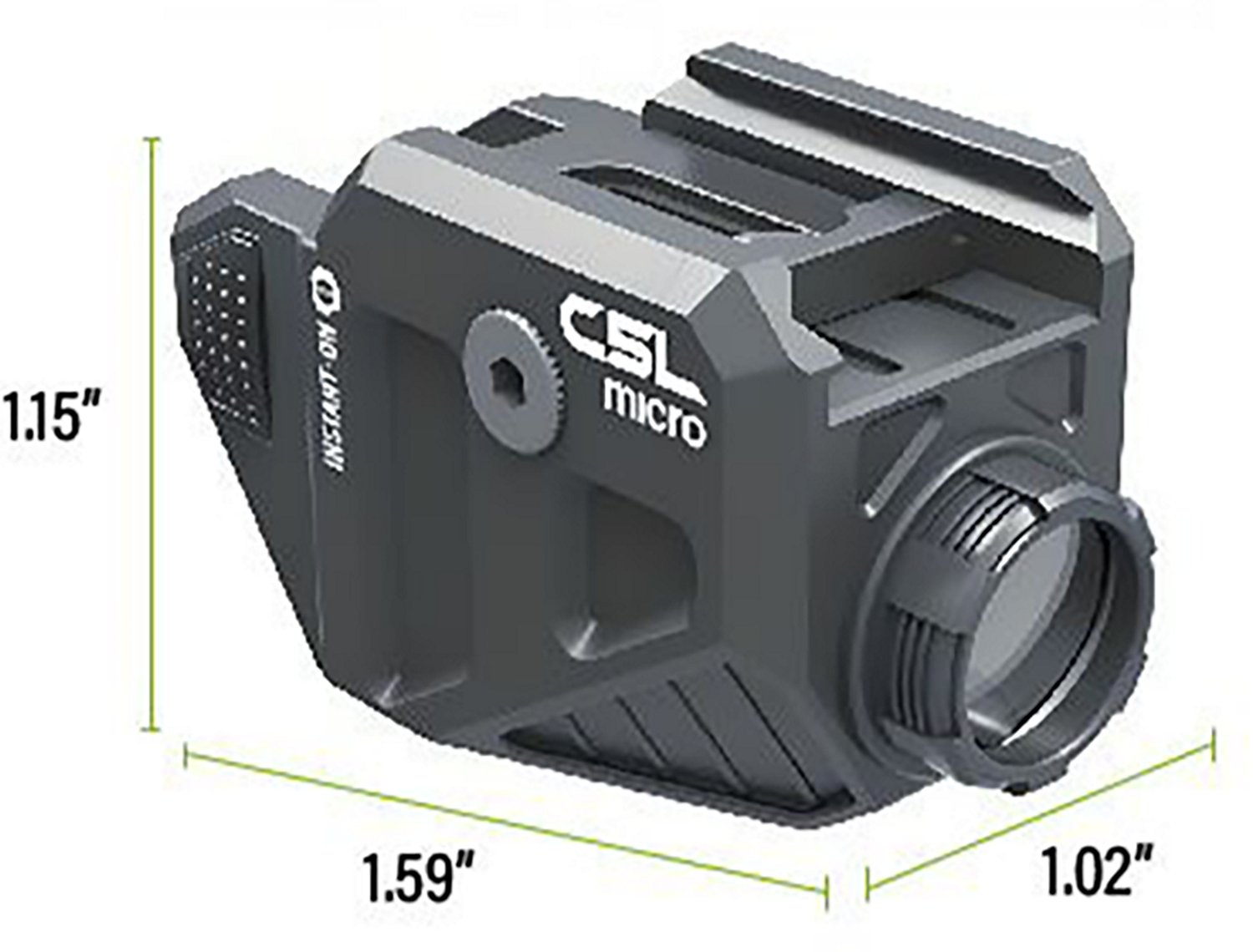 Viridian C5L Micro Universal Green Laser and 550 lm Light with Rechargeable Battery, INSTANT-ON, and SafeCharge Power Bank - view number 6