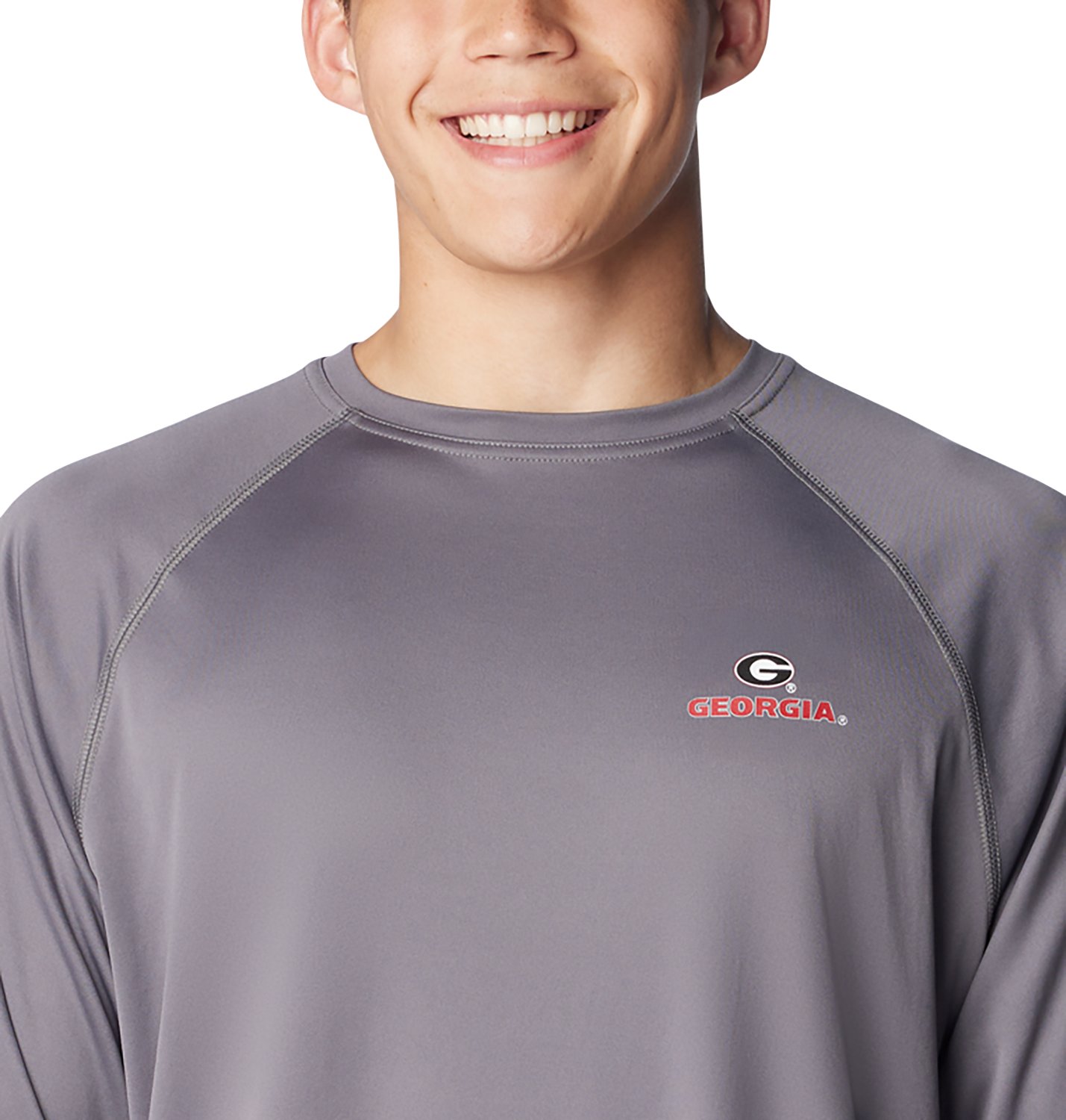 Columbia Sportswear Men's University of Georgia Terminal Tackle Long Sleeve T-shirt - view number 4