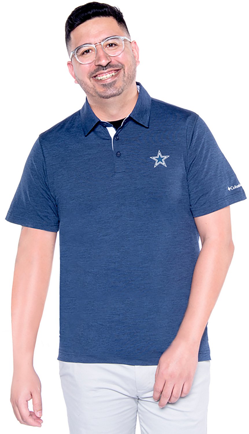 Columbia Sportswear Men's Dallas Cowboys Tech Trail Polo Shirt