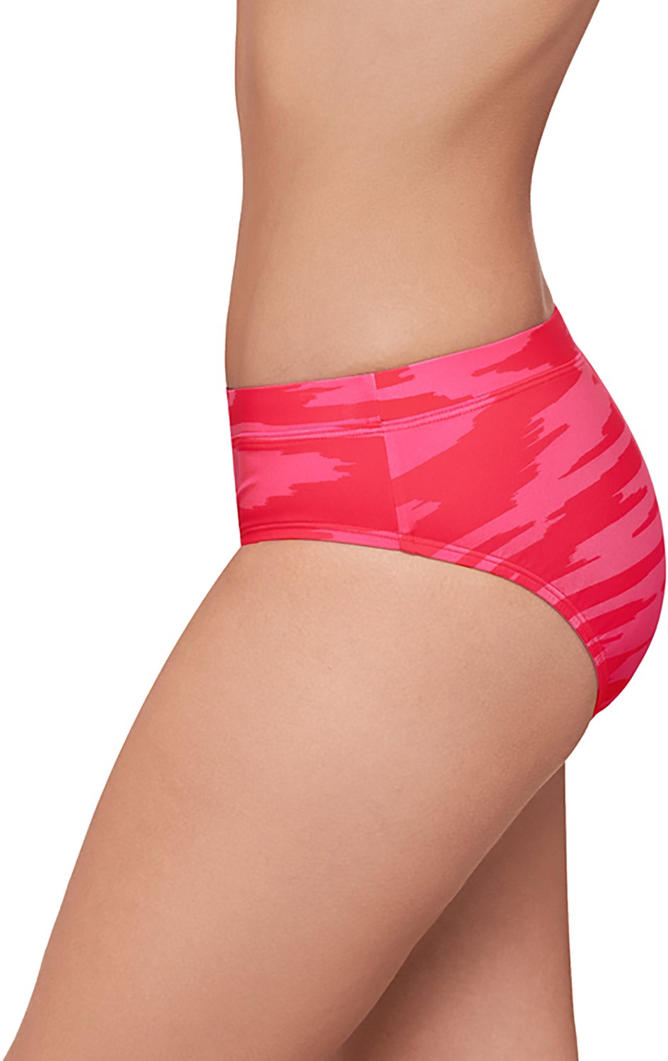 Eco Beach Women's Digital Foliage Tropicali Virtual Stripe Hipster Brief - view number 3