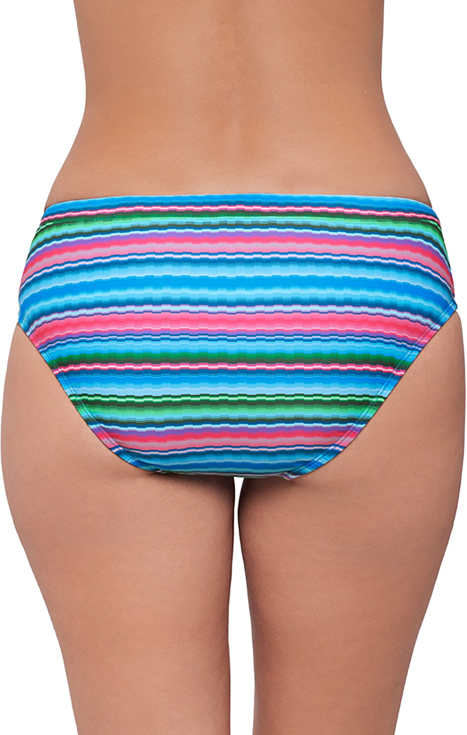 Eco Beach Women's Digital Foliage Tropicali Virtual Stripe Hipster Brief - view number 2