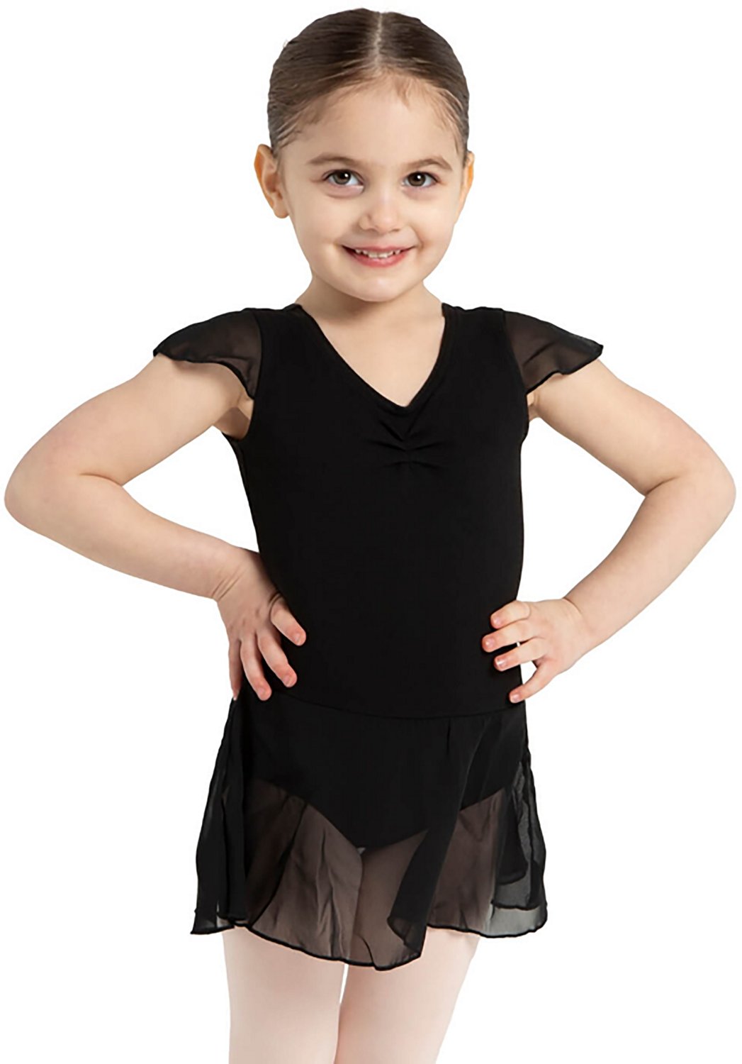 Capezio Girls' Flutter Sleeve Dress  - view number 1