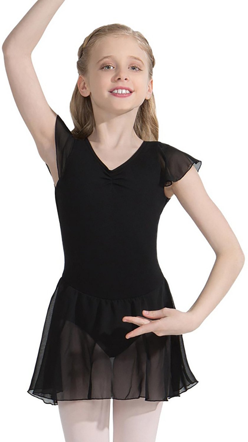 Capezio Girls' Flutter Sleeve Dress  - view number 2