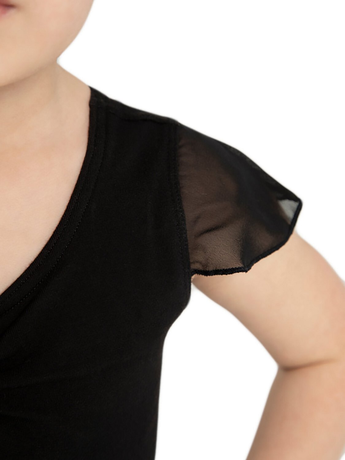 Capezio Girls' Flutter Sleeve Dress  - view number 3