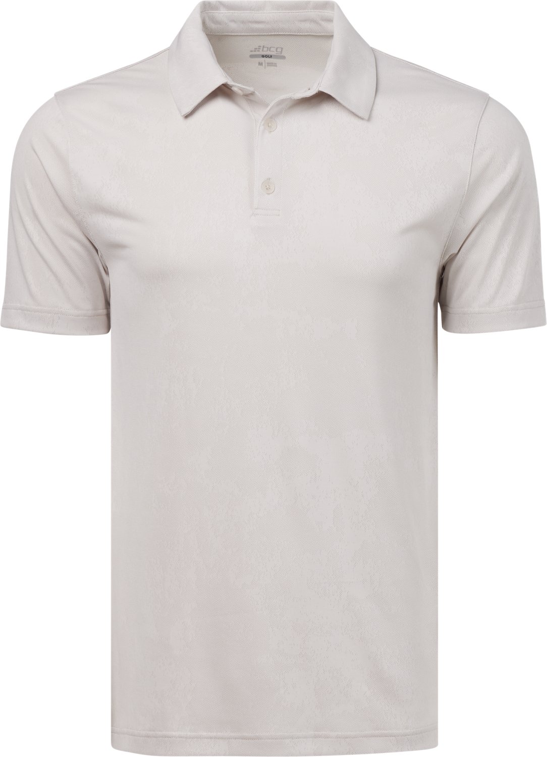 BCG Men's Golf Turbo Splash Jacquard Short Sleeve Polo Shirt                                                                     - view number 1