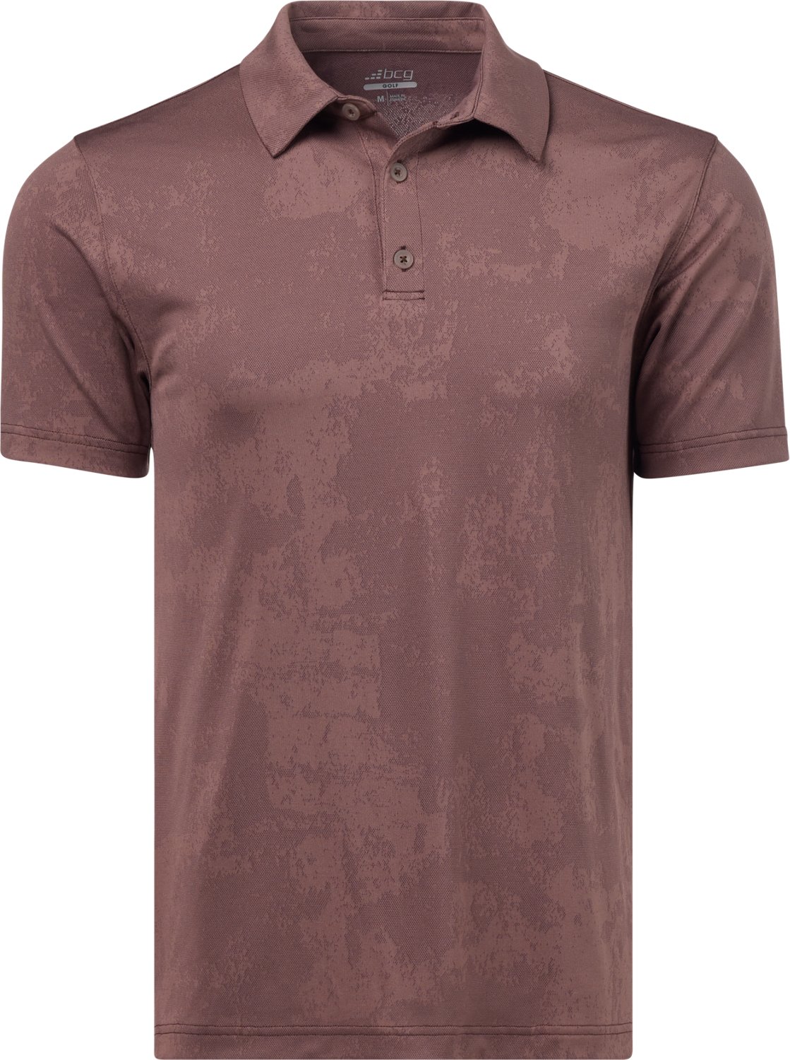 BCG Men's Golf Turbo Splash Jacquard Short Sleeve Polo Shirt                                                                     - view number 3