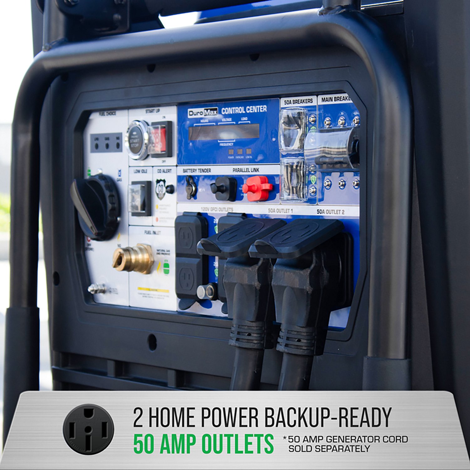 DuroMax XP16000iHT 16,000 Watt Portable Tri Fuel Inverter Generator with CO Alert - view number 5