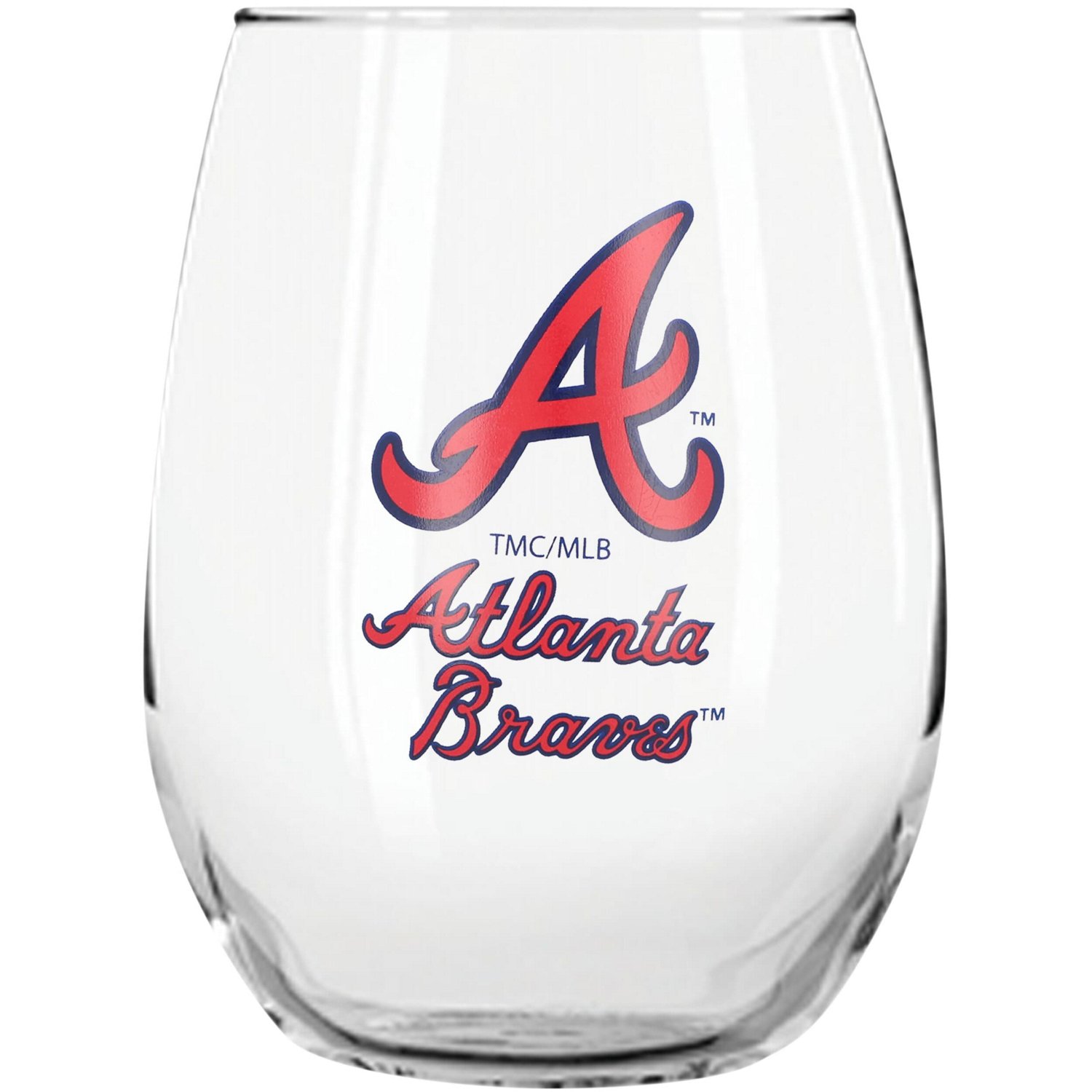The Memory Company Atlanta Braves 15oz Stemless Tumbler With Wine Bottle Stopper - view number 2