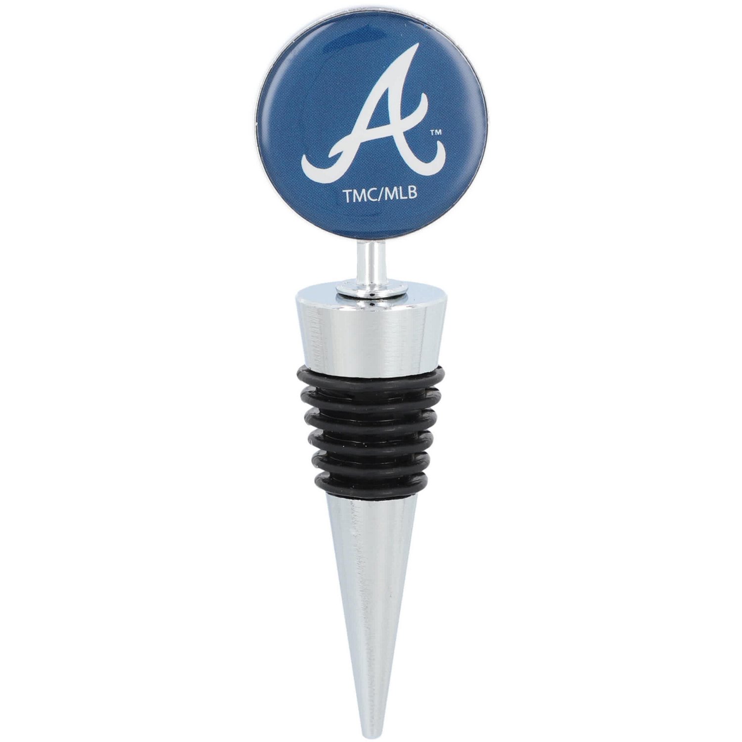 The Memory Company Atlanta Braves 15oz Stemless Tumbler With Wine Bottle Stopper - view number 3