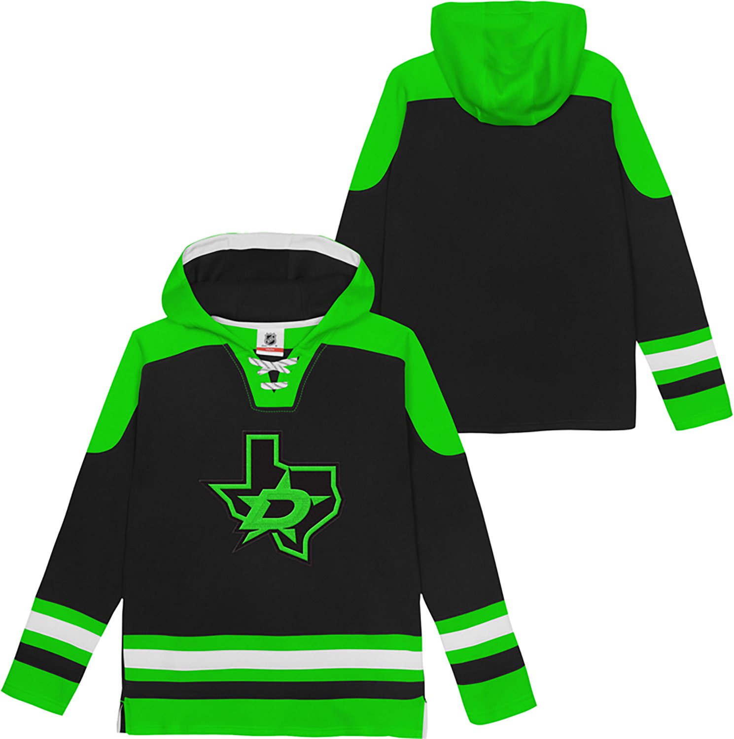 Outerstuff Boys' (4-7) Dallas Stars 3rd Pullover Hockey Hoodie - view number 3