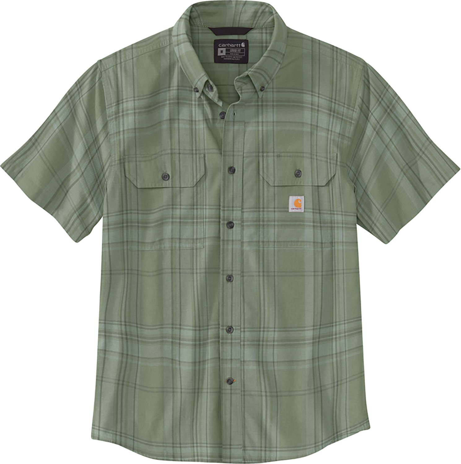Carhartt Men's Midweight Plaid Button Down Shirt