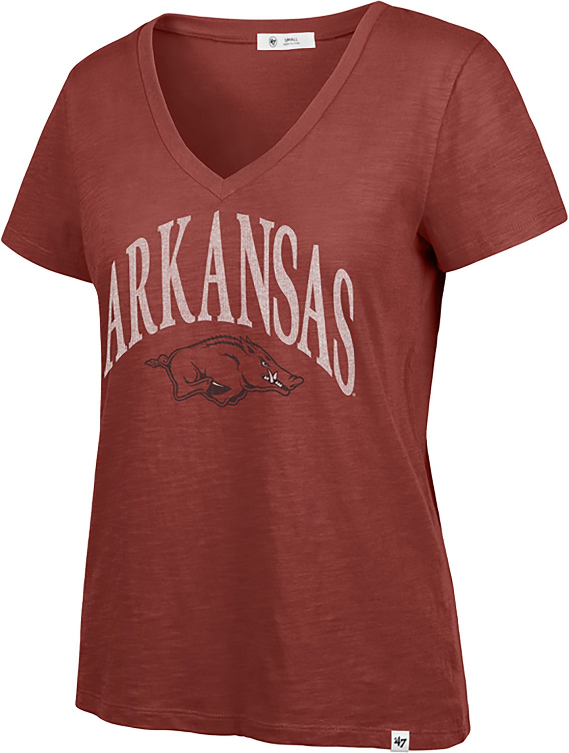 47 Women's Arkansas Tried N True Slub V-neck T-shirt - view number 2