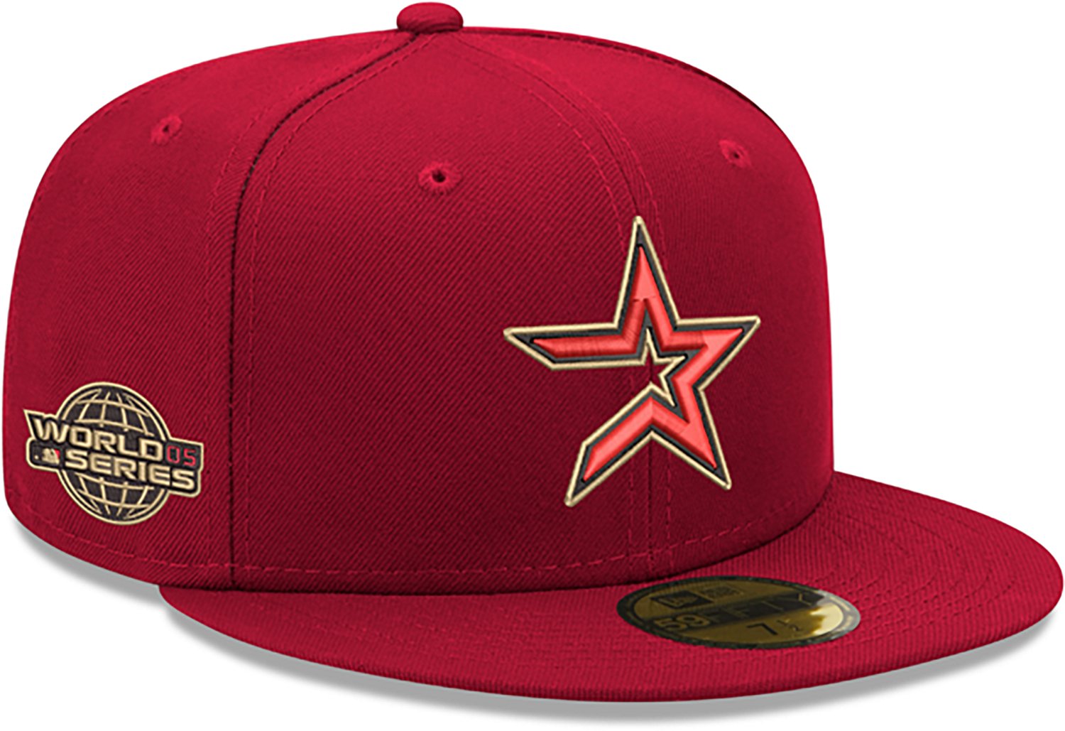 New Era Men's Houston Astros 2005 World Series 59FIFTY Cap - view number 3