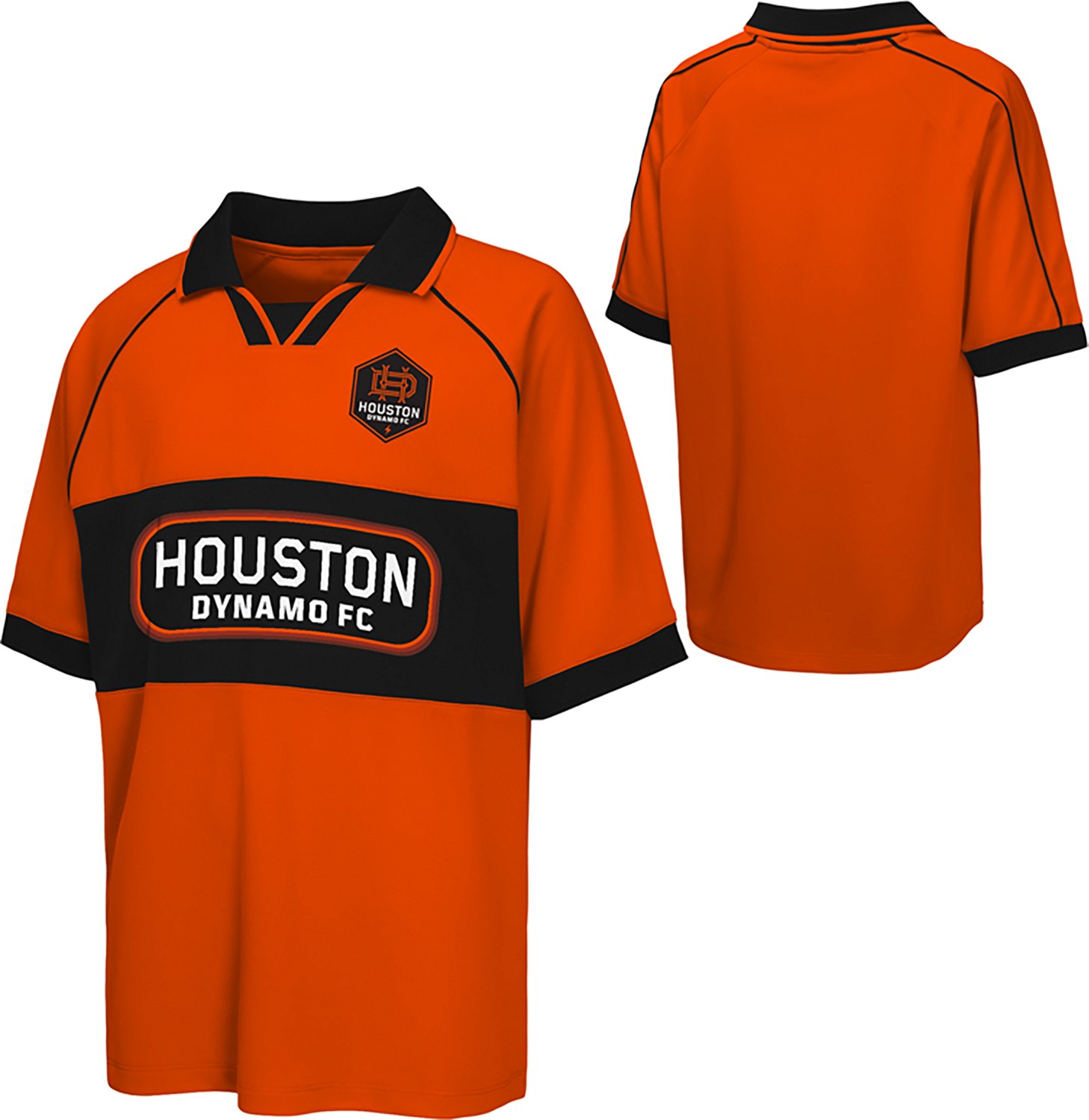 Outerstuff Boys' Houston Dynamo Flying High Johnny Collar Polo Shirt - view number 3