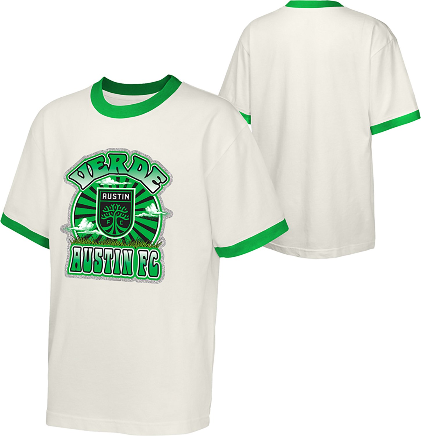 Outerstuff Youth Austin FC Cup-Winner Ringer T-shirt - view number 3
