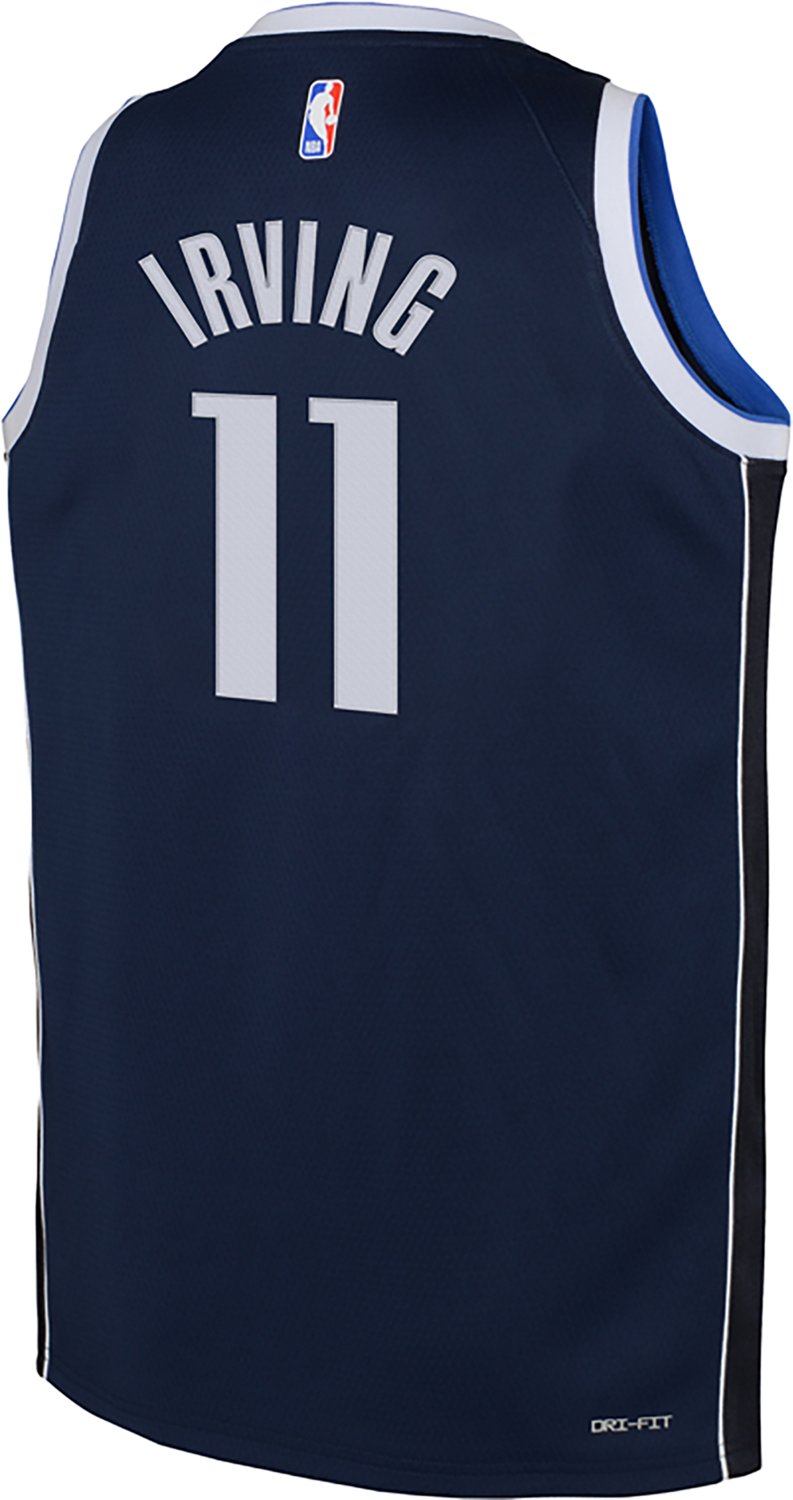 Jordan Boys' Dallas Mavericks Kyrie Irving #11 Statement Swingman Jersey - view number 2