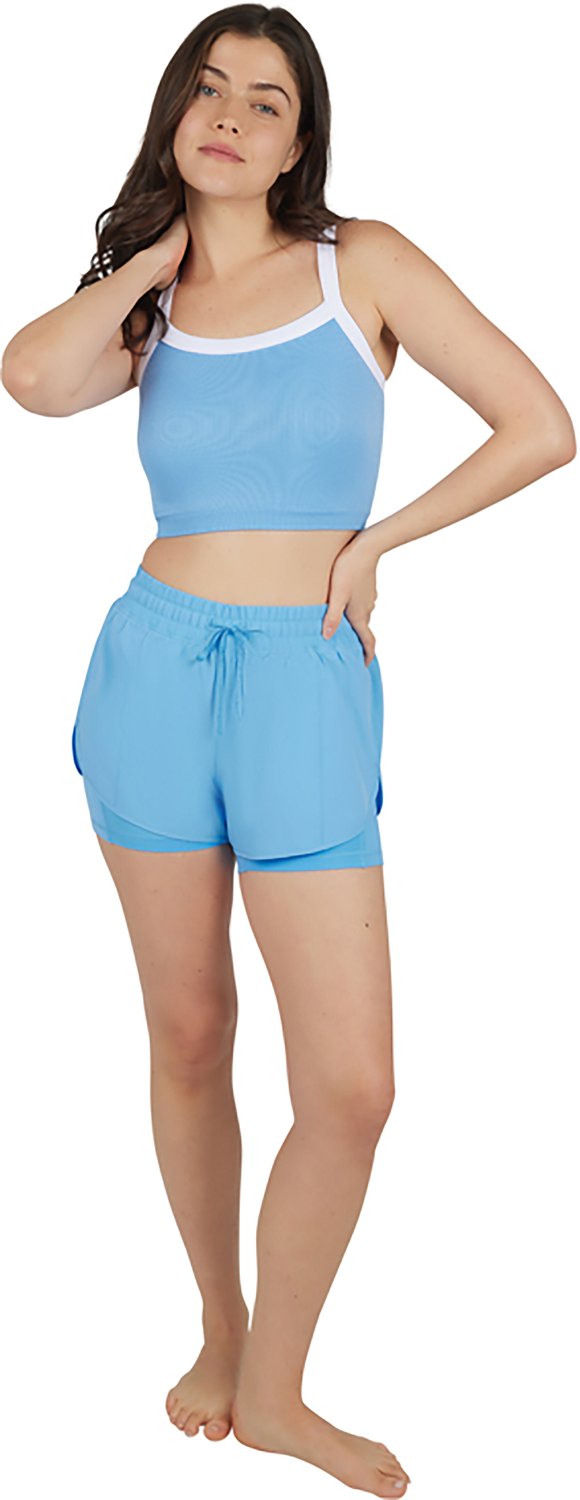 90 Degree by Reflex Women's 2-Piece Seamless Bra Tank and Lightstreme 2 in 1 Shorts Set - view number 2