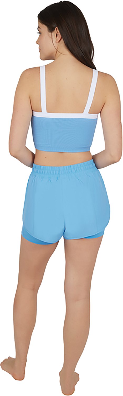90 Degree by Reflex Women's 2-Piece Seamless Bra Tank and Lightstreme 2 in 1 Shorts Set - view number 8