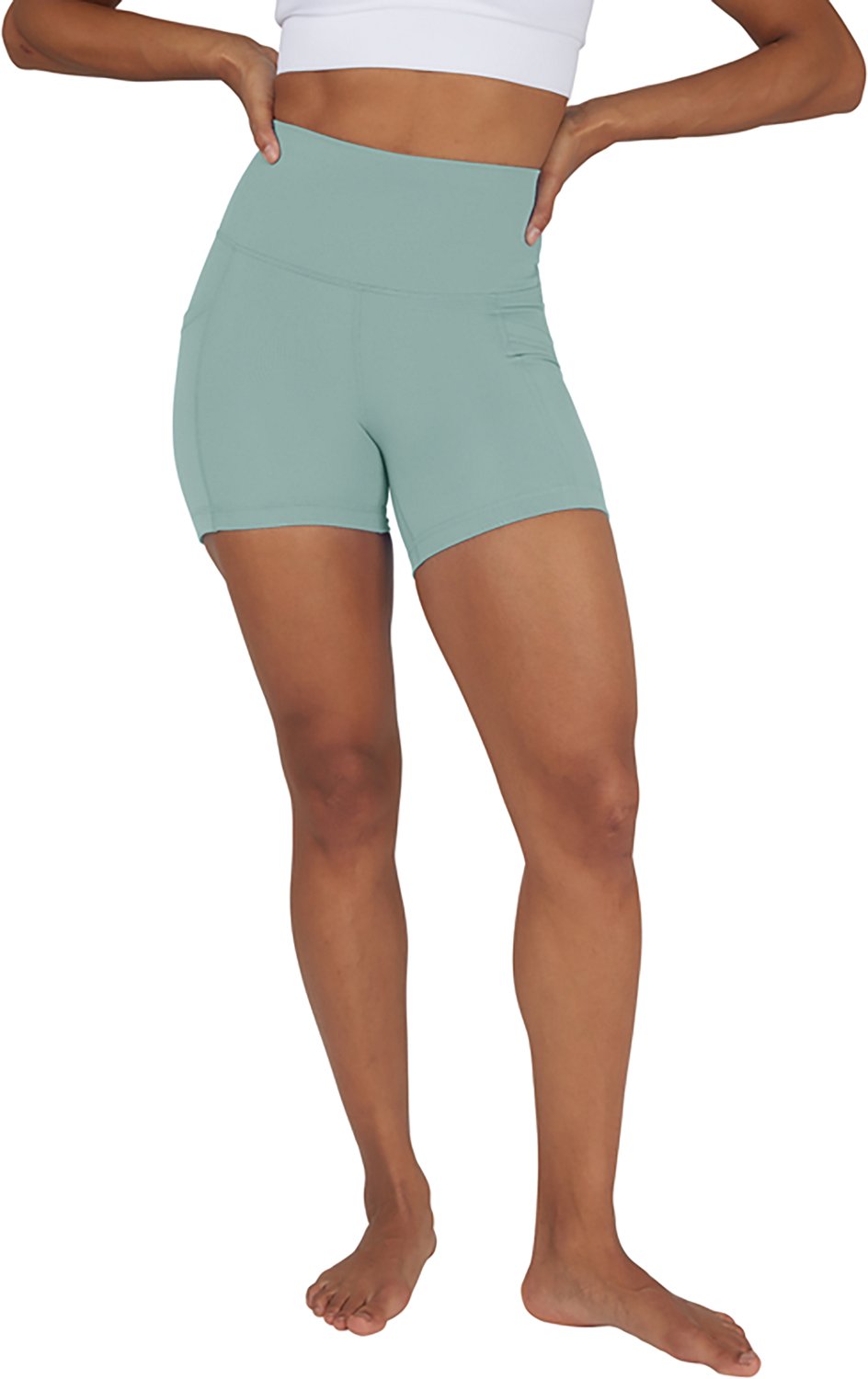 90 Degree by Reflex Women's Wonderlink Side Pocket Shorts and Basic Shorts 5 in 2-Pack - view number 3