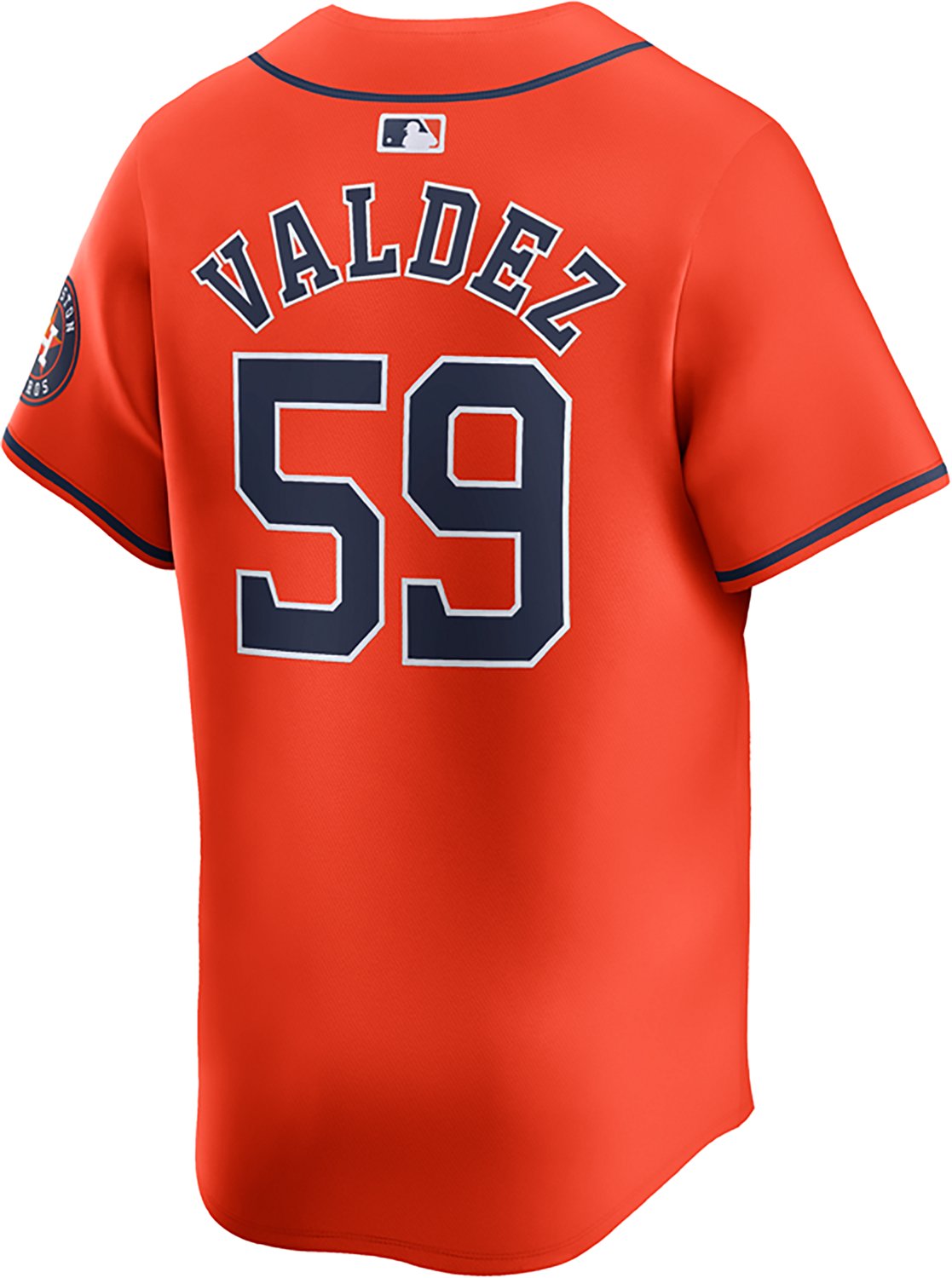 Nike Men's Houston Astros Framber Valdez Limited Name and Number Alternate Jersey                                                - view number 2