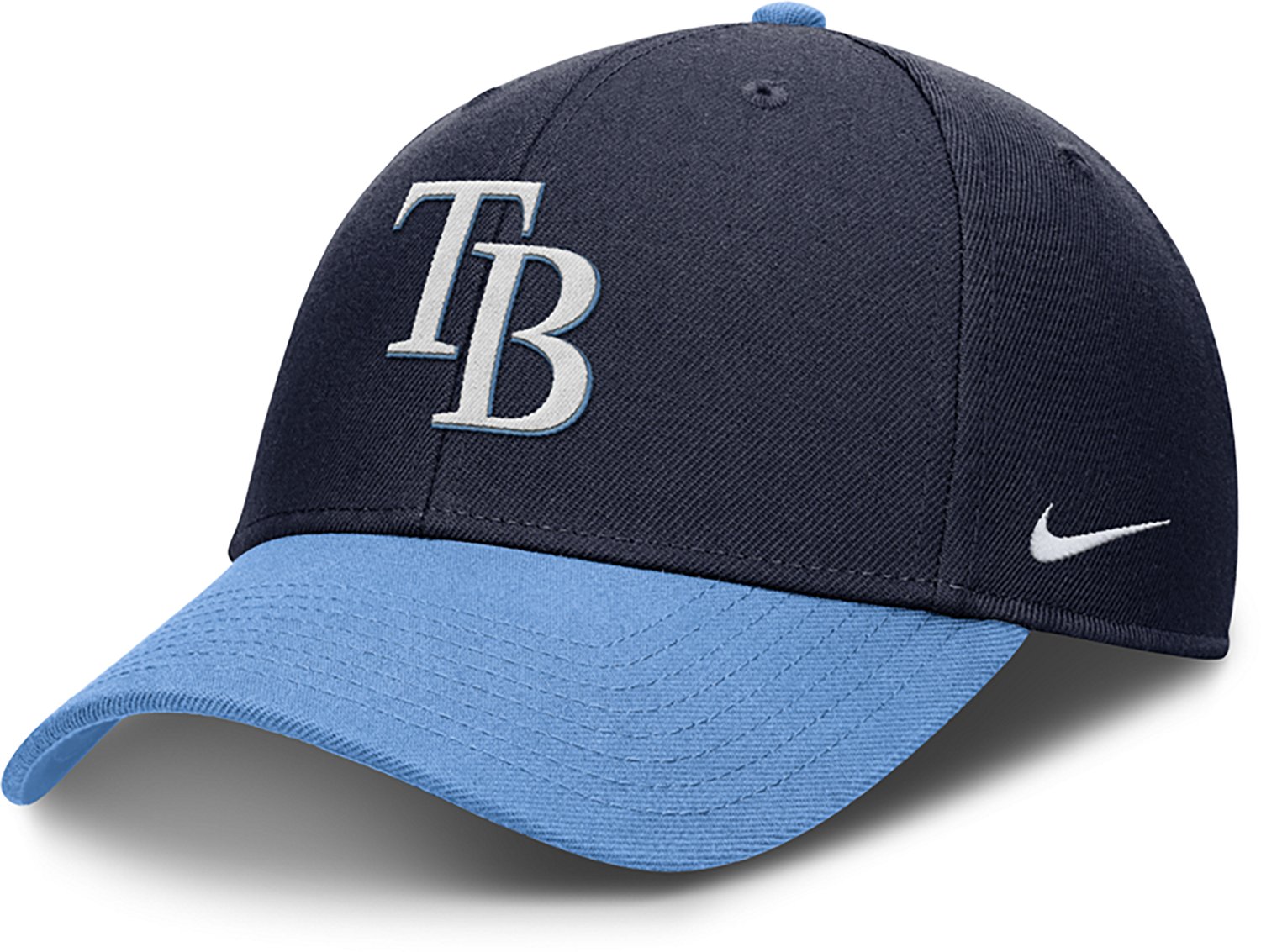 Nike Men's Tampa Bay Rays Club Evergreen Structured Adjustable Cap - view number 1
