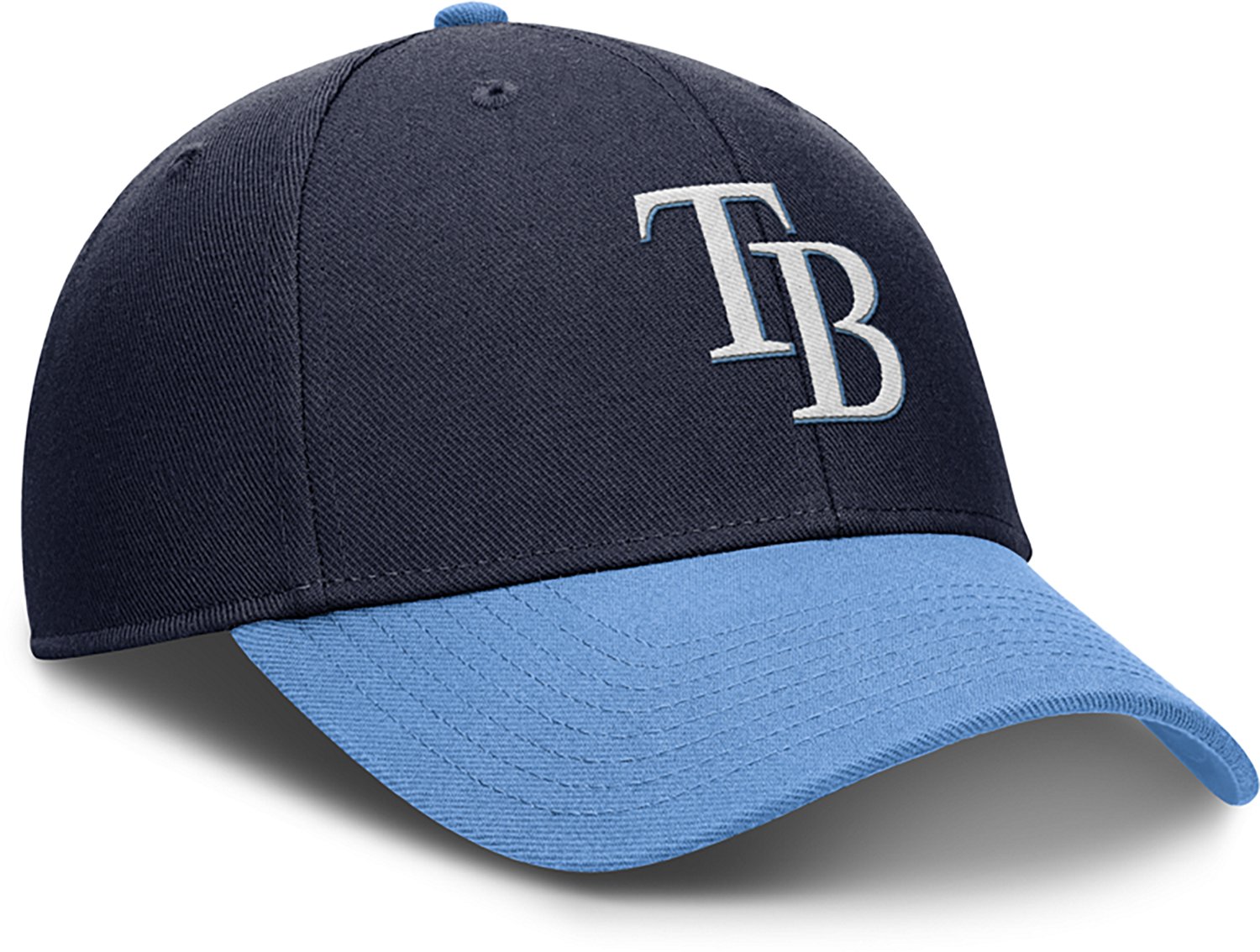 Nike Men's Tampa Bay Rays Club Evergreen Structured Adjustable Cap - view number 3