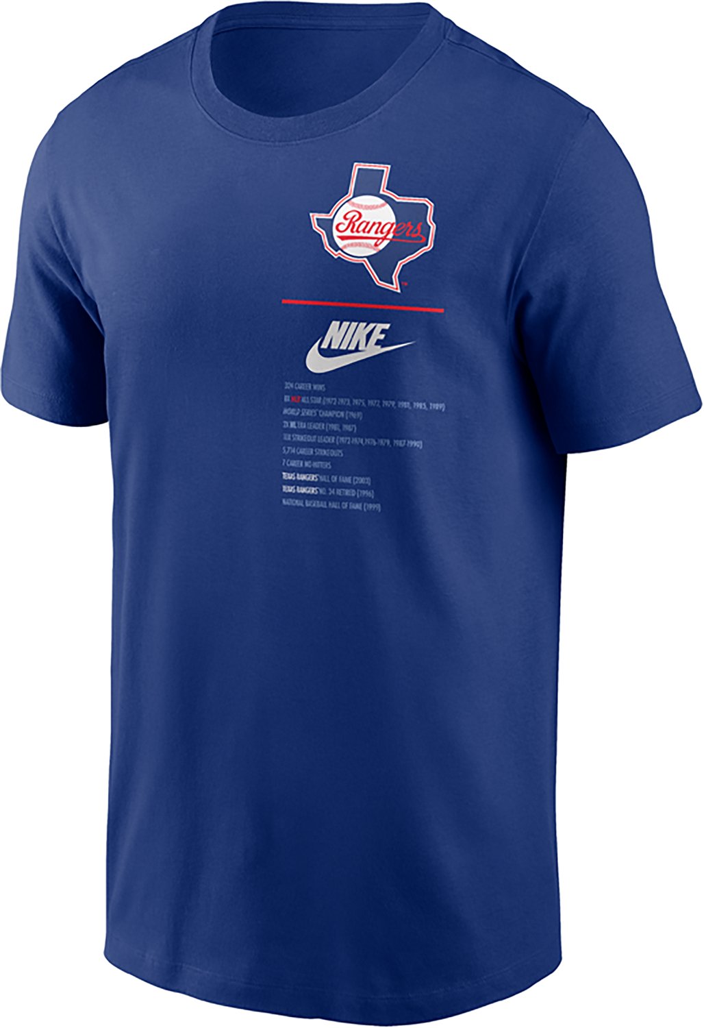 Nike Men's Rangers Nolan Ryan Name & Number T-shirt - view number 1