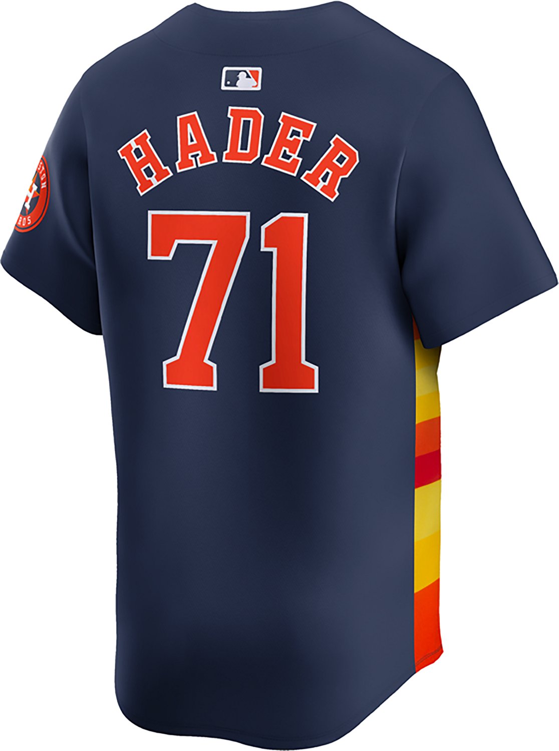 Nike Men's Astros Hader Alt2 Limited N&N Jersey - view number 2
