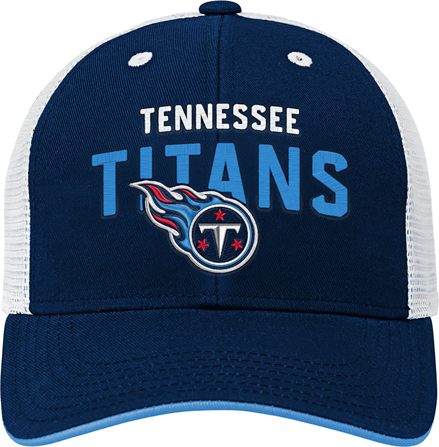 Outerstuff Boys' Tennessee Titans Core Lockup Mesh Back Adjustable Cap - view number 2