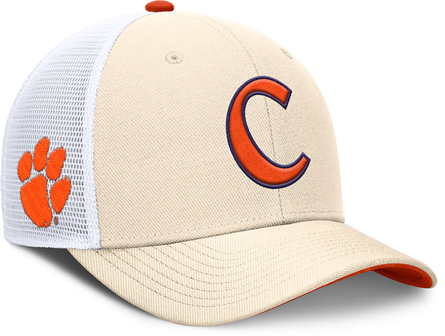 Nike Men's Clemson Primetime DF Rise Structured Trucker Cap - view number 3